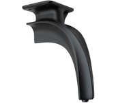 Pata mueble cruz negro mate h:270 mm