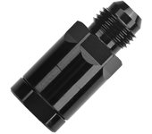 Adaptador de conexión de línea de combustible de manguera de 6an a 1/4 pulg. conector de línea de riel de ajuste universal de desconexión rápida