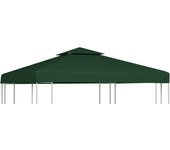 Maison exclusive - cubierta de repuesto de cenador 310 g/m² verde 3x3 m