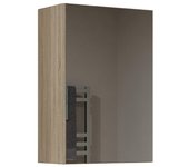 Tonni - armario con espejo de pared 1 puerta - mueble de cuarto de baño con espejo - dimensiones 40x22x60 cm - almacenaje de cuarto de baño