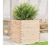 Jardinera 70x70x68,5 cm madera maciza de pino