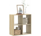 Librería roble sonoma 68,5x32x68,5 cm madera contrachapada