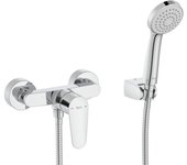 Mezclador exterior para ducha victoria plus con ducha de mano natura cromado