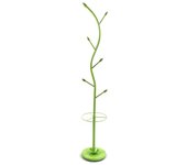 Versa derby perchero de pie de estilo minimalista, verde, 185x30x30cm