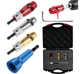 Herramienta de torsión de alambre para taladro, juego de herramientas de electricista para pelar cables de taladro rápido 5 en 1