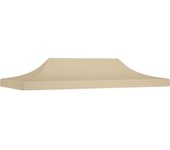 Techo de tienda de recepción 6x3 m beige 270 g/m2