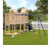 Maison exclusive - parque infantil de exterior madera maciza de pino