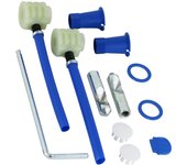 Kit de fijación oculta con accionamiento inferior globo fksg2 - kit de montaje