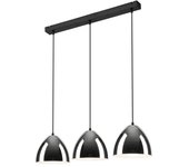 Lamkur mia lámpara de techo suspendida bar cromo, 3x e27