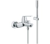 Grohe eurosmart cosmopolitan monomando 1/2' baño/ducha, con ducha teléfono 1 función, cromo (g-32832000)