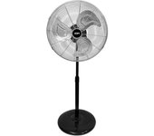 Ventilador de pie edm negro mate 80 w ø 50 cm industrial