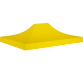 Techo de carpa para fiestas 4x3 m amarillo 270 g/m2