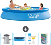 Paquete de piscina - intex - alrededor - 305x305x61 cm + accesorios cb113