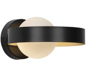 Aplique 1l arianna negro-oro 1 x 33w g-9