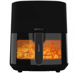 Cecotec freidora de aire sin aceite de 5'5l cecofry fantastik window 5500 pack ventana 1500w tecnología perfectcook 9 modos de cocinado táctil