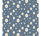 Papel pintado floral margaritas astrales