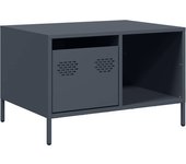 Mesa de centro acero laminado en frío antracita 68,5x50x43,5 cm