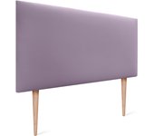 Dhome cabecero de polipiel liso 95x105cm con patas camas 90 - lila