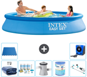 Paquete de piscina - intex - alrededor - 305x305x61 cm + accesorios a511