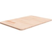 Encimera de baño 60x40x1,5 cm madera maciza sin tratar