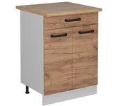 Vicco mueble bajo de cocina r-line, roble dorado, 60 cm et roble