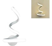 Aplique de pared interior moderno espiral 13w luz natural st-002