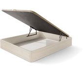 Canapé diana abatible de madera 160x200cm gran capacidad base tapizada (sin montaje) artico