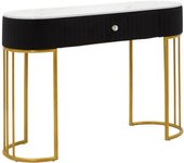 Consola montpellier negra 100x43x74 cm