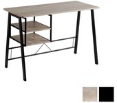 Mesa escritorio con baldas laterales adriana, 120 x 52 x 76.5 cm (largo x ancho x alto)