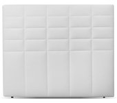 Aitana. cabecero de cama. polipiel. alto: 123 cm (para 135 o 150) blanco 150x123 cm