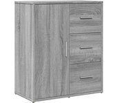 Aparador | aparador de comedor | armario de cocina de madera de ingeniería gris sonoma 60x31x70 cm cfw96484