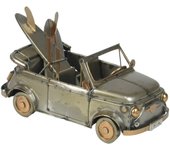 Coche vintage de metal para coleccionistas, modelo clásico, regalo perfecto, vehículo de juguete, decoración retro