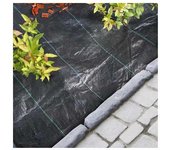 Nature - paño de suelo - 3,3 x 5 m - 100 g/m² - negro - paño anti-raíces