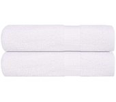 Maison exclusive - toallas de mano 2 piezas blanco 50x100 cm 360 g/m² 100% algodón