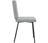 Pack 6 uds sillas de comedor | silla de cocina giratorias terciopelo gris claro cfw47190