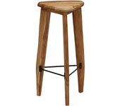 Taburetes de cocina 2 unidades madera maciza de acacia
