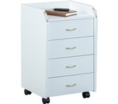 Inter link cajonera laminada blanca dim. 40x36x64,5h