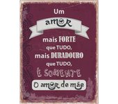 Origen home decor adornos pared portugues placas metal | placa de metal rojo rectangular - 33x25x1cm