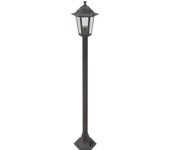 6 uds farolas de jardín aluminio bronce e27 110 cm cfw99852