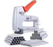 Tacwise 1764 z4-140 graffatrice/chiodatrice 4 in 1 professionale in metallo con 4000 punti e 2000 chiodi, utilizza punti tipo 140 e 91, chiodi tipo 18