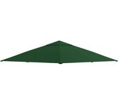 Techo de repuesto para cenador outsunny plástico verde 298x295 cm