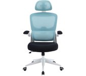 Silla gaming ergo waxter giratoria con ruedas abatible azul