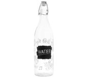 6x botellas chio con decoración de cristal de pizarra de 1 litro de capacidad