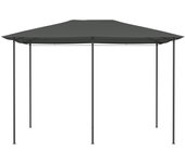 Cenador gris antracita 3x4x2,6 m 160 g/m2