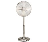 Ventilador maurer de pie 125 cm. de alto cromo