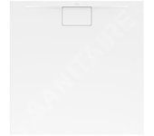 Plato de ducha 80 x 80 villeroy et boch architectura metalrim acrílico cuadrado blanco