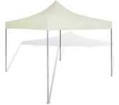 Maison exclusive - cenador plegable color crema 3x3 m