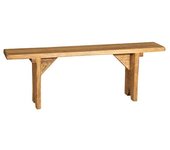 Biscottini banco en madera maciza de tilo - acabado natural - hecho en italia - banco para entrada, restaurantes, bares - banco interior 140x25x50