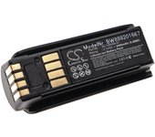 Vhbw batería compatible con motorola mt2000, mt2070, mt2090 escáner códigos de barra, tpv (2400 mah, 3,7 v, li-ion)