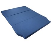 Cama para camper toyota proace verso - 5cm grosor con hr suave 20kg/m3 - azul